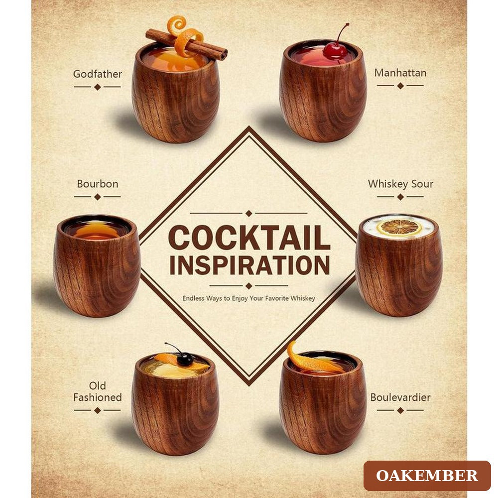Oakember charred oak whiskey glasses gift set - image 7