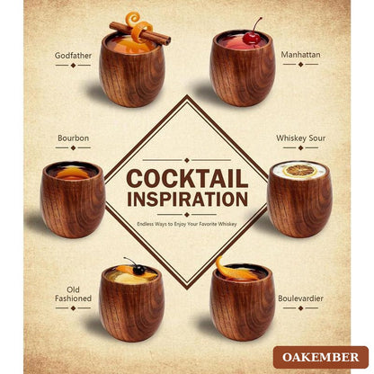 Oakember charred oak whiskey glasses gift set - image 7